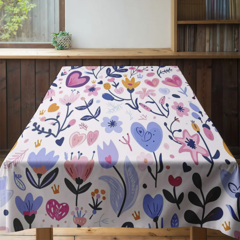 Vibrant Floral Tablecloth with - Home Textiles Today News recensione e prezzo